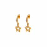 Load image into Gallery viewer, Zirconias Star Pendant Studs
