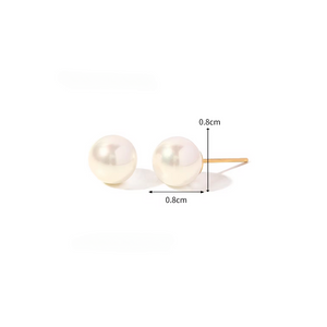 Classic Pearl Studs Earrings