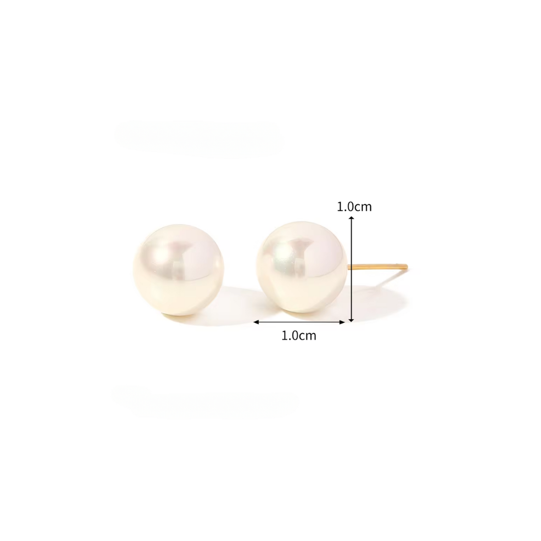 Classic Pearl Studs Earrings