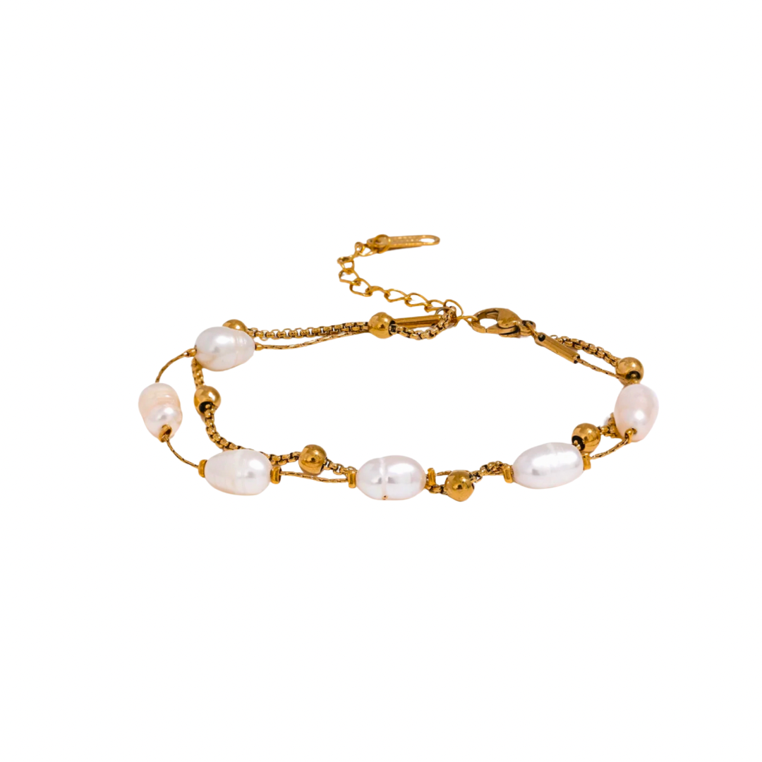 Pearls Double Layer Bracelet