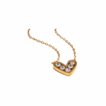 Load image into Gallery viewer, Zirconia Heart Pendant Necklace
