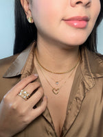 Load image into Gallery viewer, Single Zirconia Delicate Necklace
